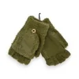 Khaki Pilou Pilou Convertible Fingerless Gloves