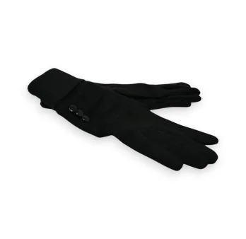 Gants en bi-matière noir