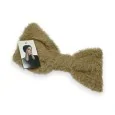 Winter headband fluffy taupe with bow