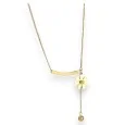 Gold-plated Steel Daisy Flower Necklace