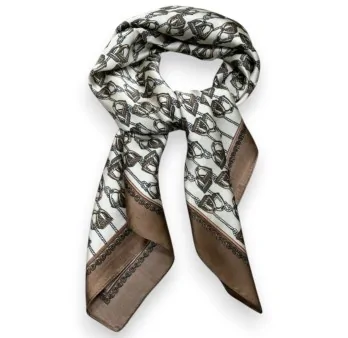 Foulard Carré Équestre Luxe