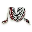 Elegant Striped Pleated Square Scarf