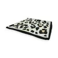 Foulard Quadrato Leopardato in Raso