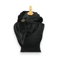 Triangle Scarf Pilou Black Reversible