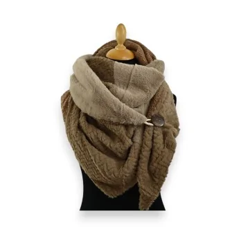 Triangle Scarf Duo Comfort Taupe