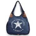 Vintage-Tasche Stella mit marineblauem Stern