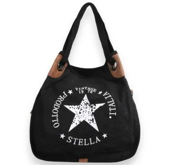 Borsa Stella Vintage Star nera