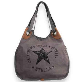 Borsa Stella Vintage Star grigia