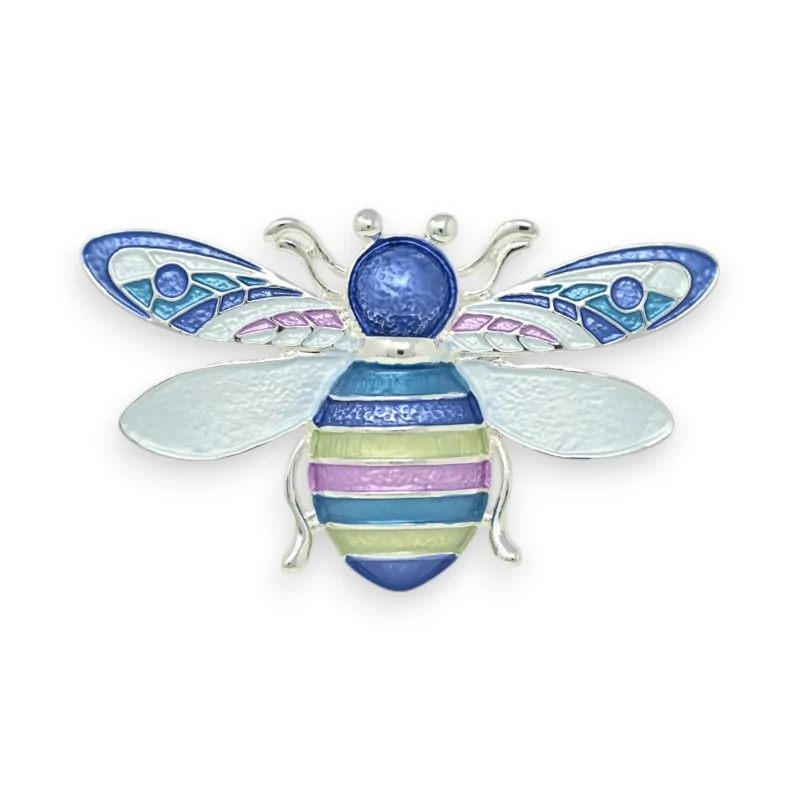 Broche Abeja Pastel Esmaltada