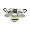 Silver Magnetic Bee Brooch