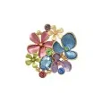 Broche Magnétique Florale Multicolore