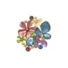 Broche Magnétique Florale Multicolore