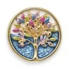 Small Multicolored Magnetic Tree of Life Brooch