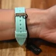 Reloj de silicona verde de agua de Ernesto con cronómetro