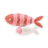 Magnetic Brooch Red Fish Bubble