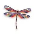 Rainbow Dragonfly Magnetic Brooch