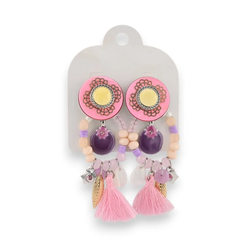 Boucles d'oreilles clips Ikita Pastel Dreams