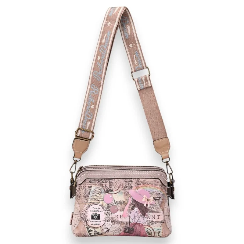 Sac Bandoulière Sweet Candy Urban Vintage Rose taupe