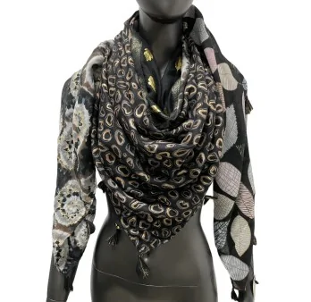 Foulard 4 faces Patchwork Quattro Viscose