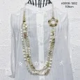 Bohemian Multi-Strand Pearl Necklace