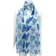 Foulard Loveheart nuance Bleu