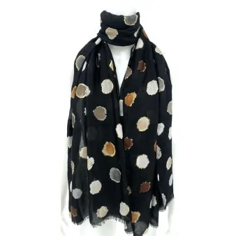 Elegant Polka Dot Tonal Scarf