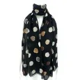 Elegant Polka Dot Tonal Scarf