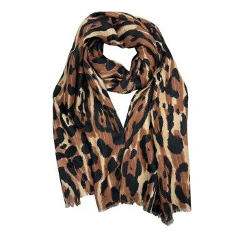 Foulard Leopardato Lusso Dorato