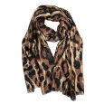 Foulard Leopardato Lusso Dorato