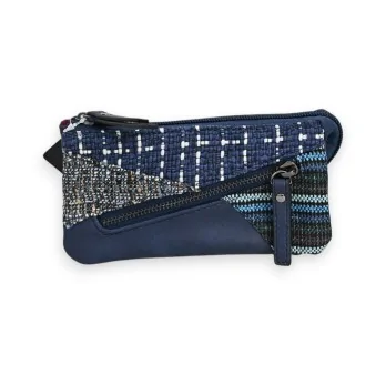 Cartera Patchwork Mélanie Paris Azul