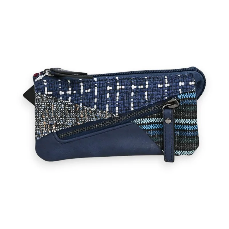 Cartera Patchwork Mélanie Paris Azul