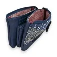 Melanie Paris Blue Patchwork Wallet