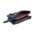 Melanie Paris Blue Patchwork Wallet