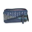 Cartera Patchwork Mélanie Paris Azul