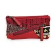 Cartera Patchwork Roja Mélanie Paris