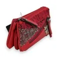 Cartera Patchwork Roja Mélanie Paris