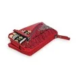 Melanie Paris Red Patchwork Wallet