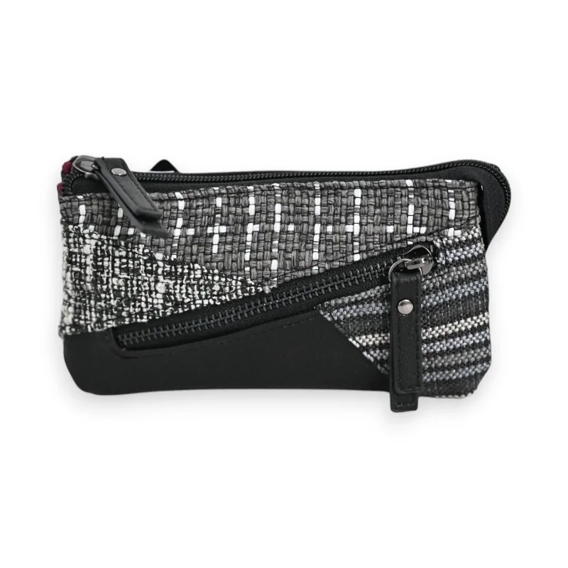 Cartera Patchwork Mélanie Paris Negro