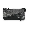 Melanie Paris Black Patchwork Wallet