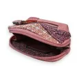 Melanie Paris Pink Patchwork Wallet