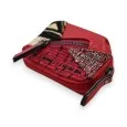 Ethnic Patchwork Wallet Red Melanie Paris