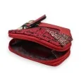 Ethnic Patchwork Wallet Red Melanie Paris