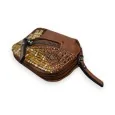 Melanie Paris Brown Patchwork Wallet