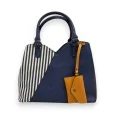 Marina Navy Stripe Bag