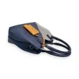 Bolso Marina Rayas Azul Marino