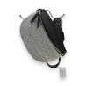 Sac Banane Chevron Noir et Blanc