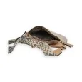 Beige Chevron Fanny Pack Boho Style