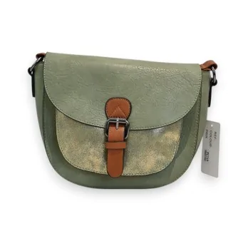 Bolso bandolera Mélanie Paris Vintage Verde Almendra