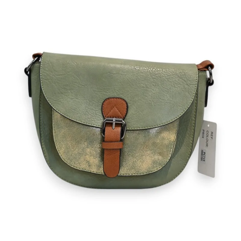 Sac bandoulière Mélanie Paris Vintage Vert Amande