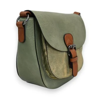 Bolso bandolera Mélanie Paris Vintage Verde Almendra